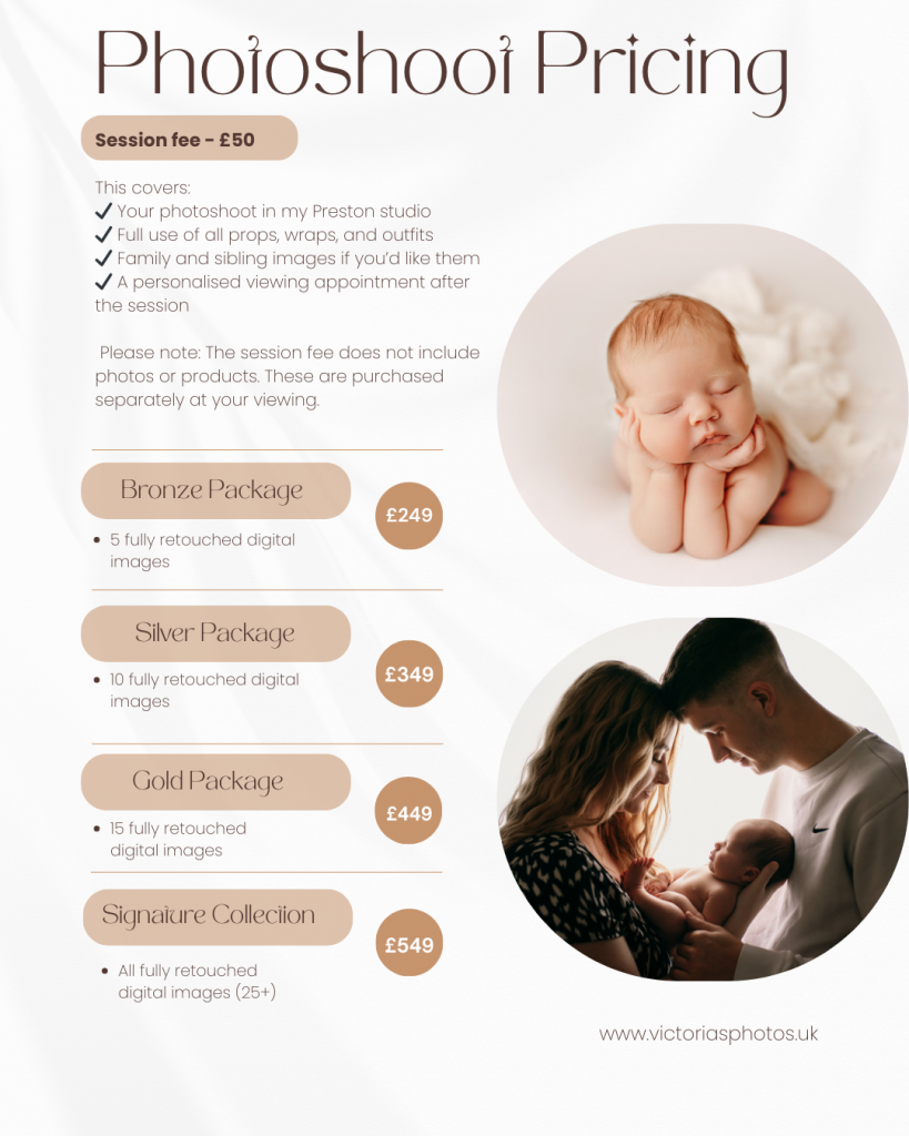 photoshoot pricing