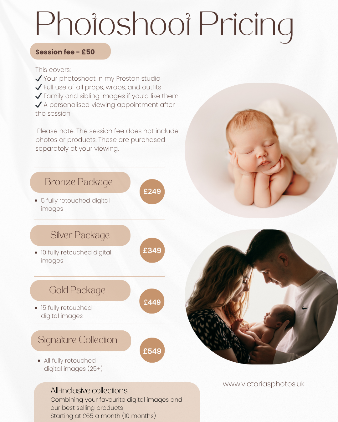 newborn photoshoot pricing preston