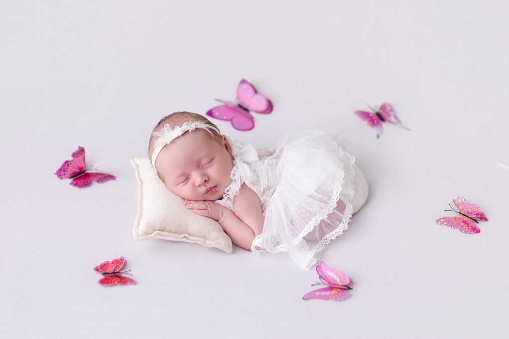 newborn photographer Preston studio baby photoshoot