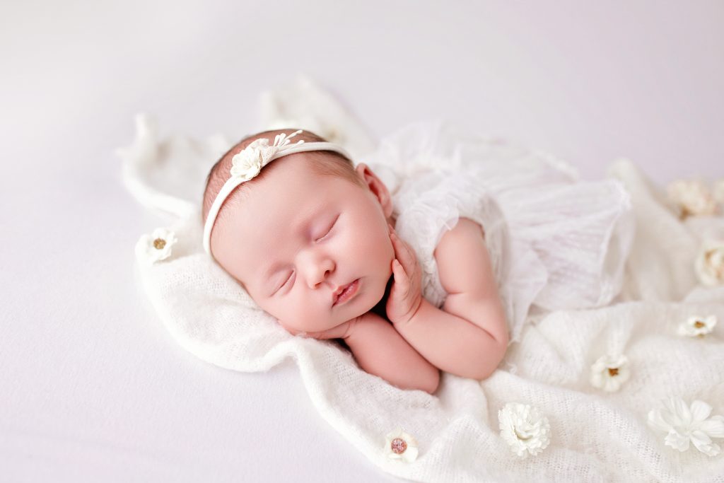 newborn photographer Preston studio baby portrait